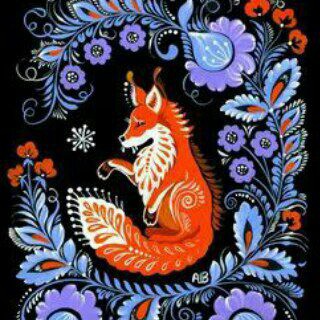 ☀️Сказочный Узор🦊|Сувениры с Северной росписью ручной работы⚜